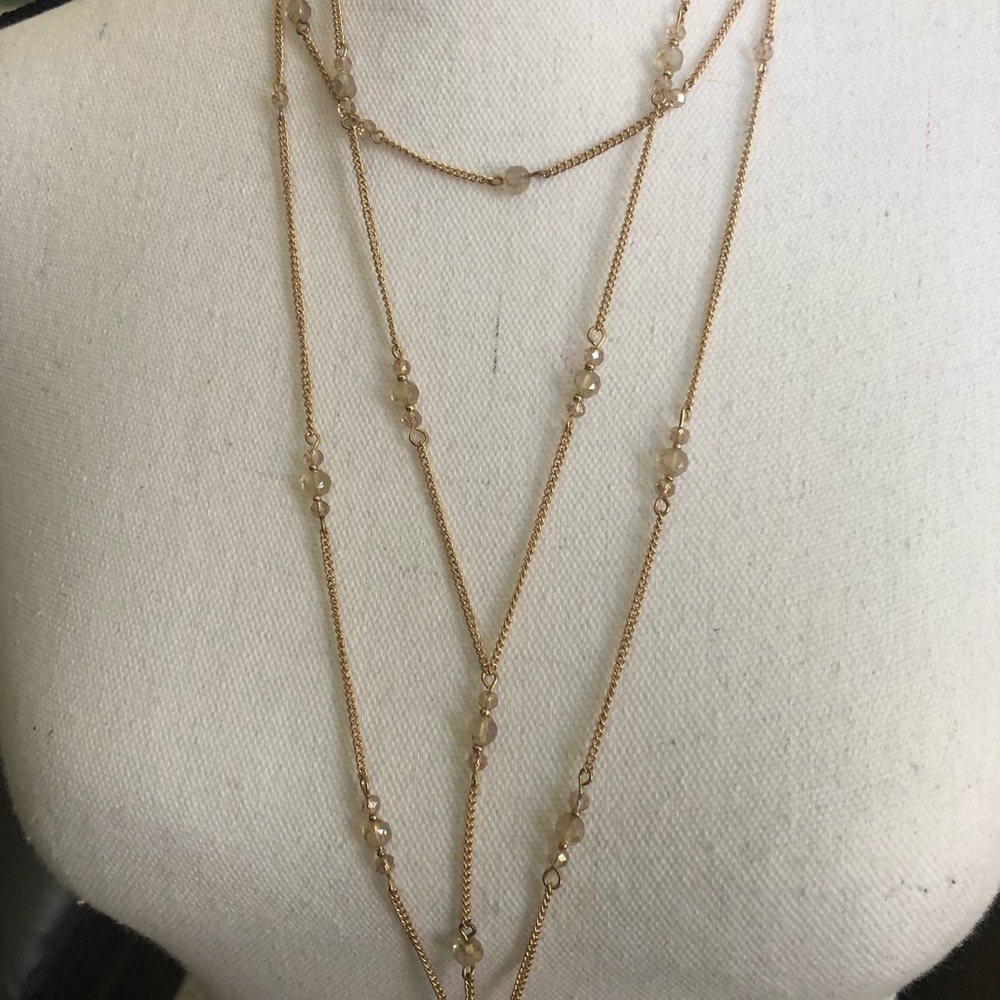 🆕 Express | Double “Y” Gold Necklace - Picture 4 of 5
